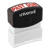 Universal Message Stamp, PAST DUE, Pre-Inked One-Color, Red UNV10063